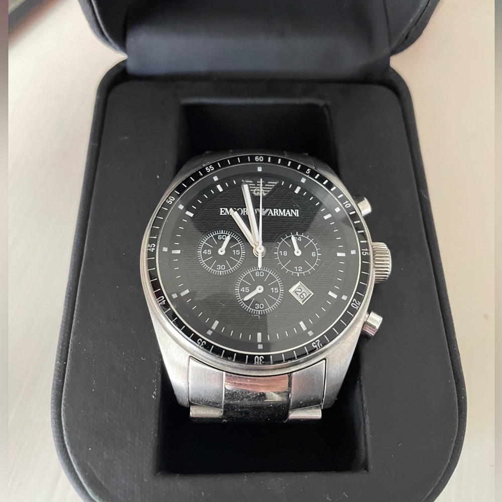 Emporio Armani Men’s Chronograph Stainless Steel Watch